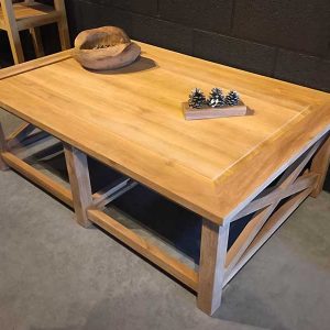 table basse living bois