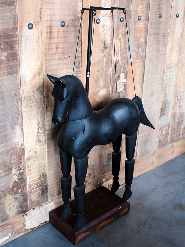 cadeau-cheval-articule - Mobilier teck massif.